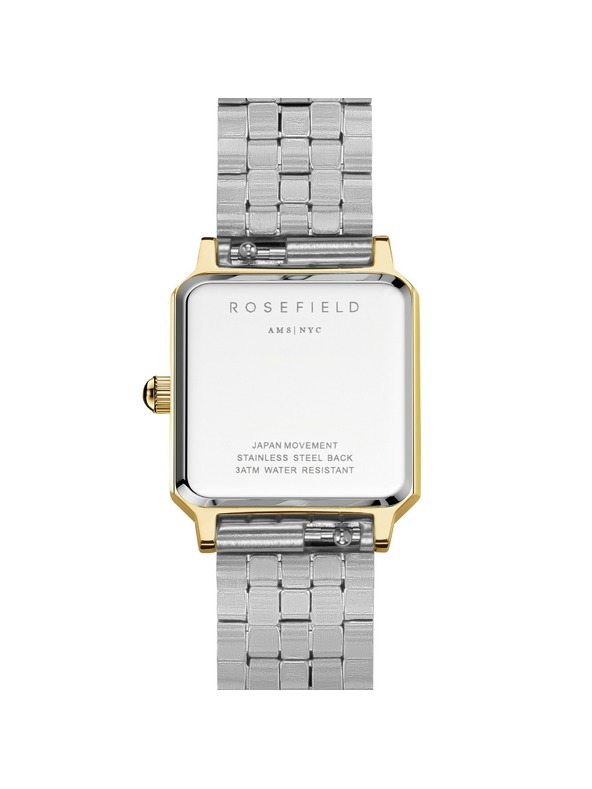 Rosefield Damen eckige Uhr Rosefield Boxelle BWDSG-B03