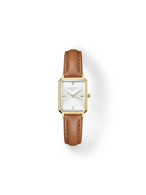 Rosefield Damen-Uhr Rosefield Octagon XS Camel Leder OWBLG-O85