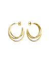 Rosefield Rosefield Ohrringe in Goldfarbe Triple Hoops JETHG-J573