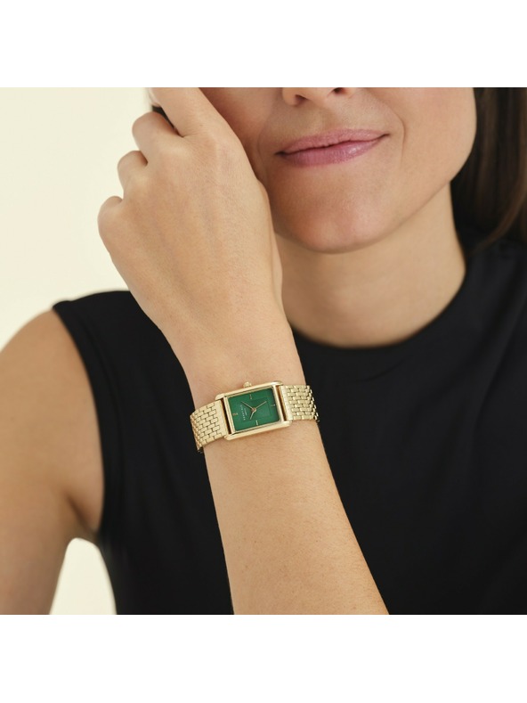 Rosefield Damen Eckige Uhren Rosefield Heirloom HEGSG-H05