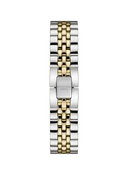 Rosefield Rosefield Armbanduhr 26SGD-269 The Small Edit White Steel Silver Gold Duo