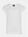 Sam 73 Weißes gemustertes T-Shirt für Mädchen SAM 73