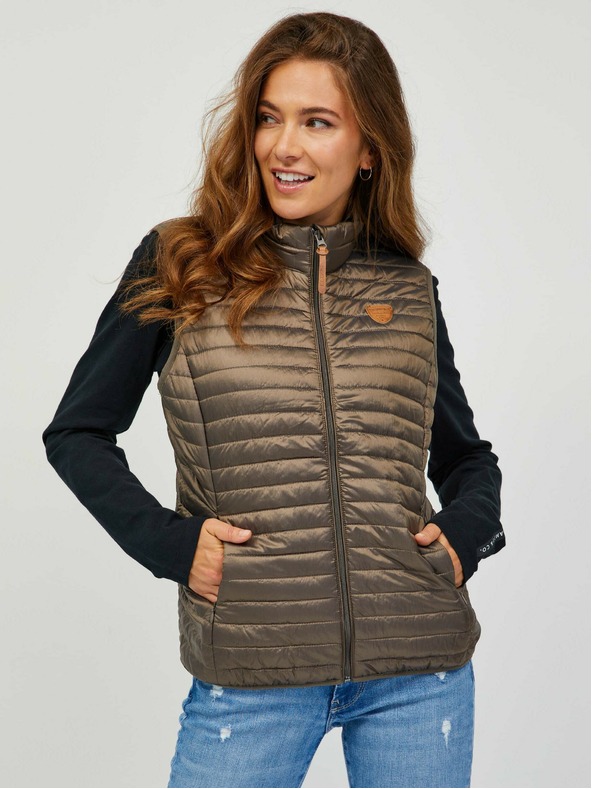 Sam 73 Braune Damen-Steppjacke Sam 73