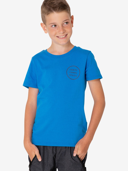 Sam 73 Blaues Jungen-T-Shirt mit SAM 73-Aufdruck