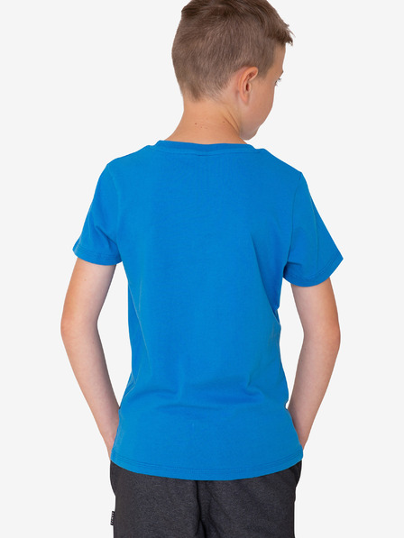 Sam 73 Blaues Jungen-T-Shirt mit SAM 73-Aufdruck