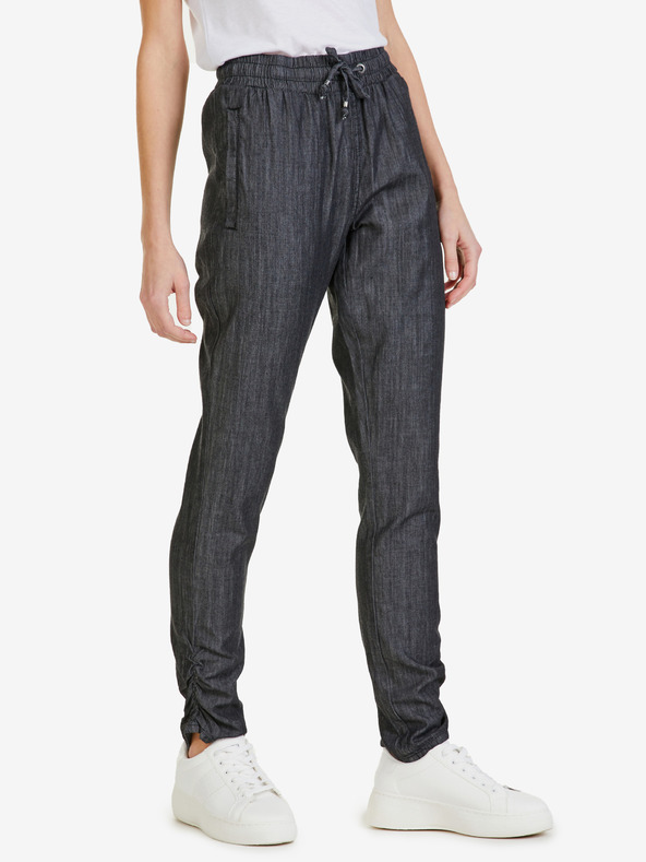 Sam 73 Schwarze Damenhosen SAM 73 Olive