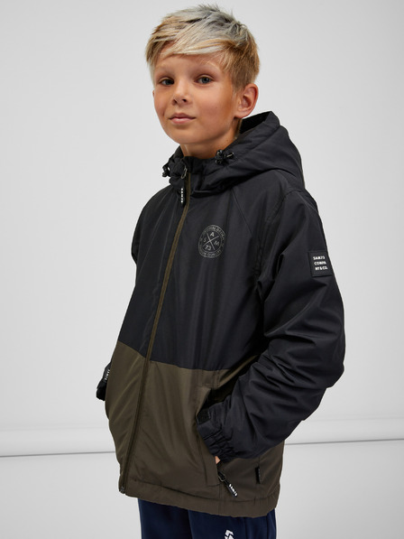 Sam 73 Khaki-schwarze Kinderjacke SAM 73 Kimia