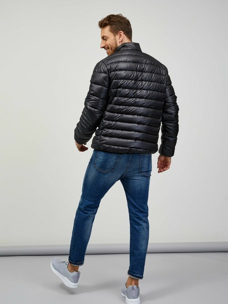 Sam 73 Schwarze Herren-Steppjacke SAM 73 Otto