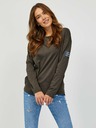 Sam 73 Khakifarbenes Langarm-T-Shirt für Frauen SAM 73 Ariasa