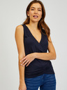 Sam 73 Dunkelblaues Damen-Basic-Tank-Top SAM73 Lupus