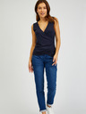 Sam 73 Dunkelblaues Damen-Basic-Tank-Top SAM73 Lupus