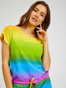 Sam 73 Blaues und gelbes Damenkleid SAM73 Fena