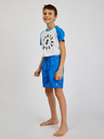 Sam 73 Blaue gemusterte Badehose für Jungen SAM73 Sanjeev