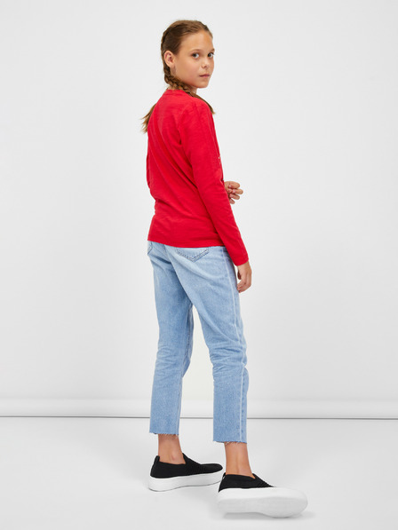 Sam 73 Rotes langärmeliges Mädchen-T-Shirt SAM 73 Vadania