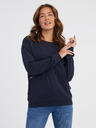 Sam 73 Dunkelblaues Langarm-T-Shirt für Damen SAM 73 Sharma
