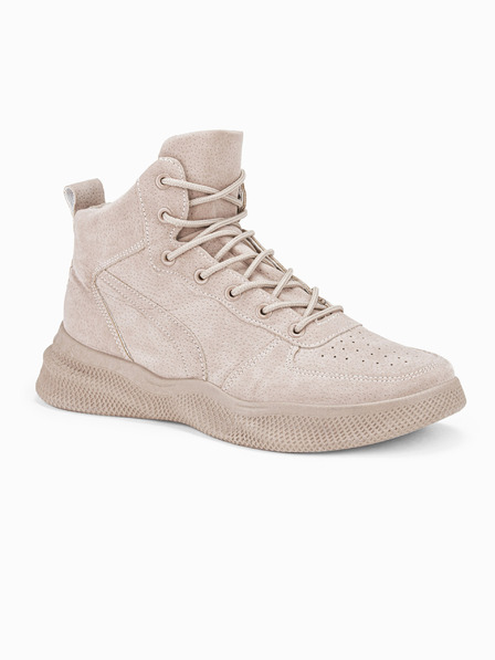 Ombre Clothing Beige Herren-Winterstiefel T380
