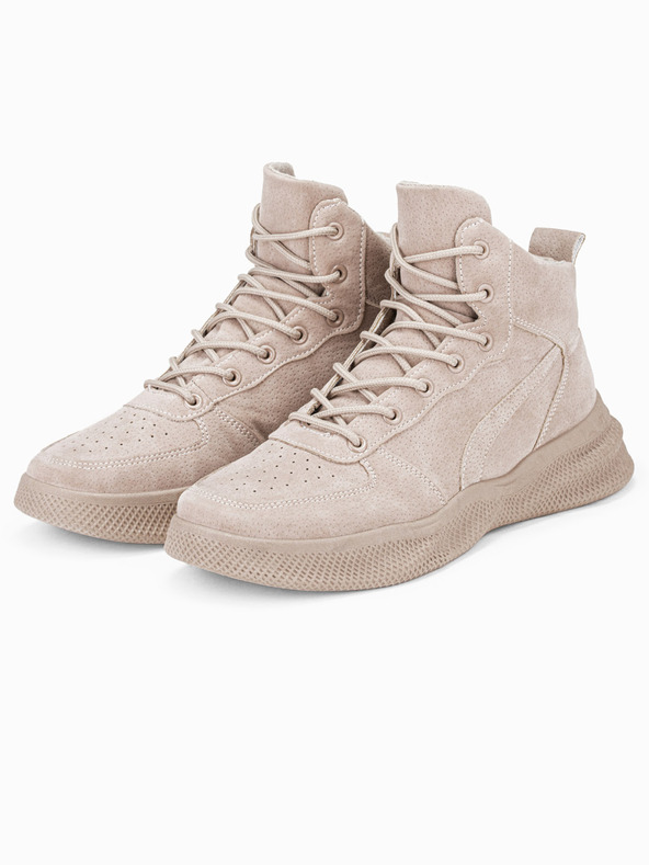 Ombre Clothing Beige Herren-Winterstiefel T380