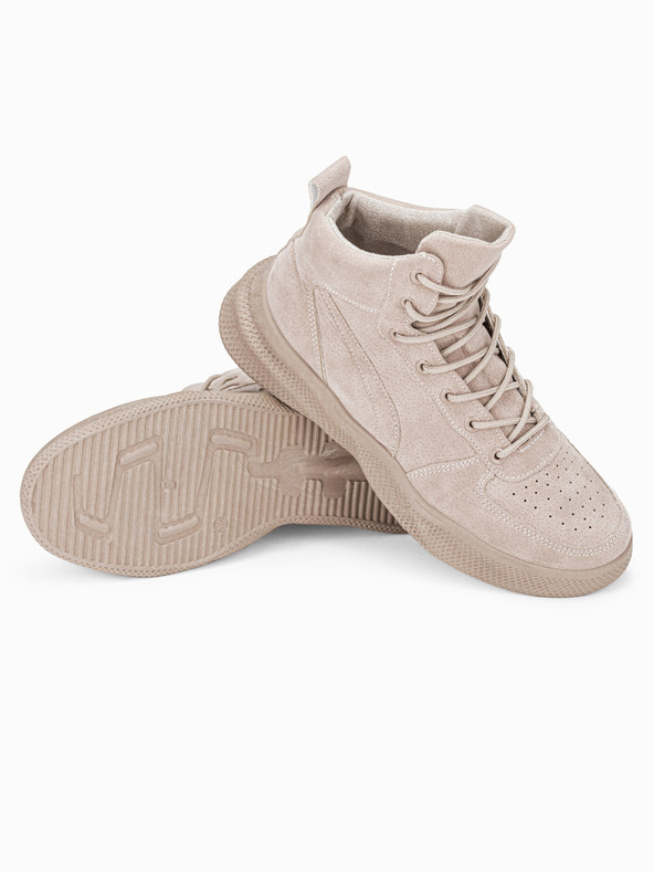 Ombre Clothing Beige Herren-Winterstiefel T380