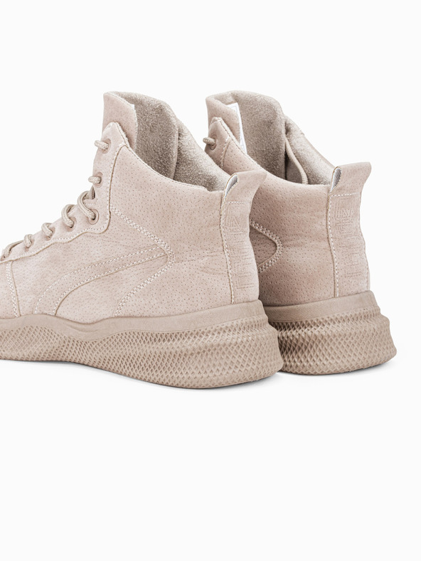 Ombre Clothing Beige Herren-Winterstiefel T380