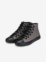 Ombre Clothing Schwarz und grau Herren Turnschuhe Schuhe Ombre Clothing T378