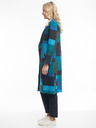 Orientique Blau karierter Damenmantel Orientique Tartan