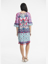 Orientique Rosa und türkisfarbenes Orientique Izmir gemustertes Kleid für Damen