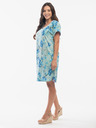 Orientique Orientique blau-menthol gemustertes Wendekleid für Damen