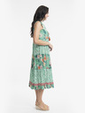 Orientique Orientique Kaleici Grünes Florales Midikleid für Damen