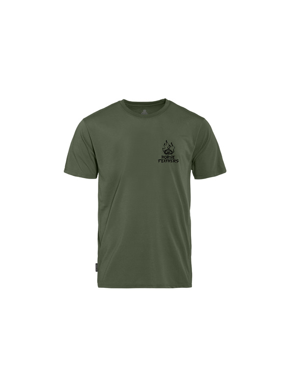 Horsefeathers Grünes Herren-Funktions-T-Shirt HORSEFEATHERS