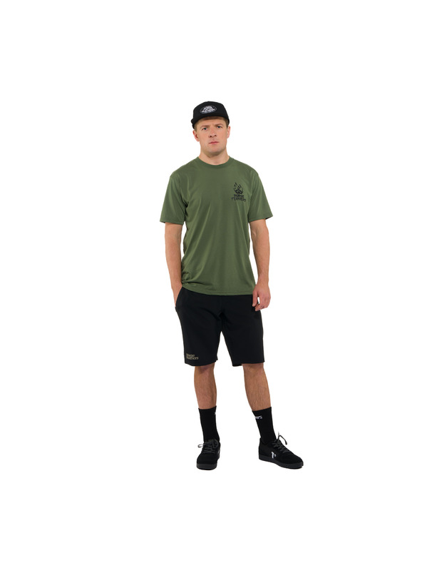 Horsefeathers Grünes Herren-Funktions-T-Shirt HORSEFEATHERS