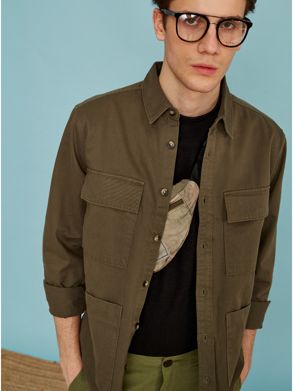 ZOOT.lab Grüne Herren-Leinen-Shorts ZOOT.lab Gavin