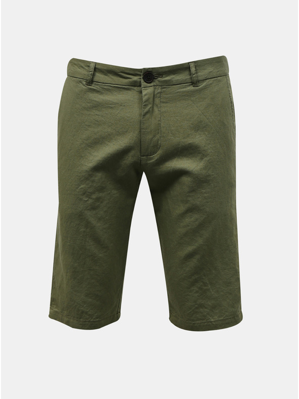 ZOOT.lab Grüne Herren-Leinen-Shorts ZOOT.lab Gavin