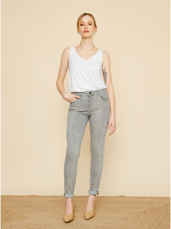 ZOOT.lab Graue Skinny-Fit-Jeans ZOOT.lab Pippa