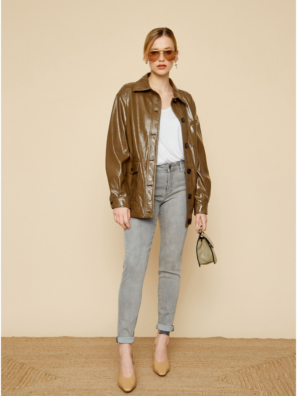 ZOOT.lab Graue Skinny-Fit-Jeans ZOOT.lab Pippa