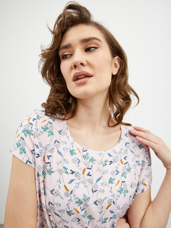 ZOOT.lab Hellrosa geblümte Bluse ZOOT.lab Berenika