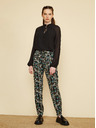 ZOOT.lab Schwarze geblümte Damenhose ZOOT.lab Rosalyn