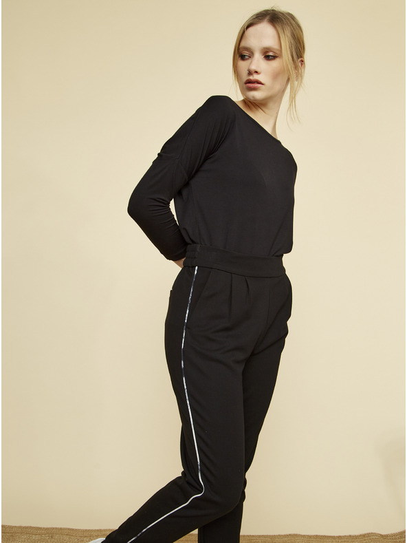 ZOOT.lab Schwarze Damenhose ZOOT Baseline Xenia Stripe Pants