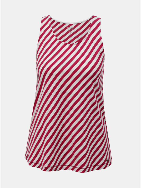 ZOOT.lab Weiß und weinrot gestreiftes Damen-Tank-Top ZOOT.lab Joelle