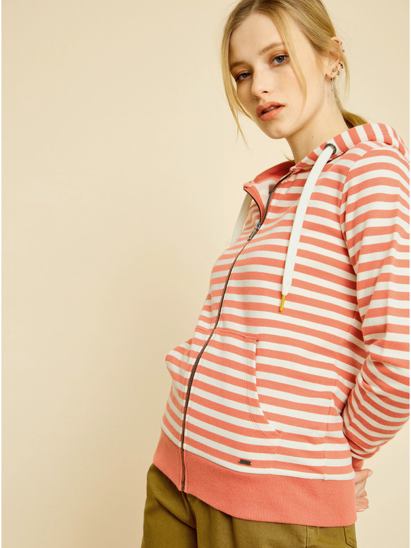 ZOOT.lab Weiß und rot gestreiftes Damen-Sweatshirt ZOOT.lab Marilyn