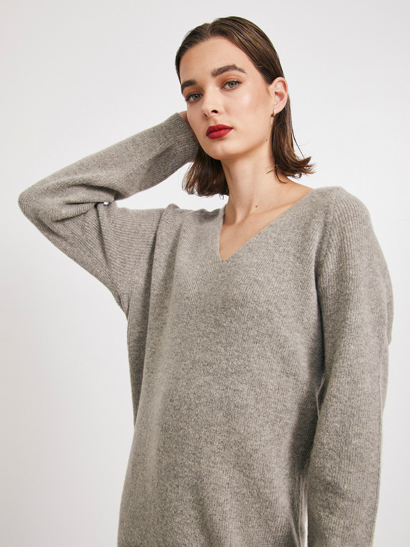 ZOOT.lab Graues Pulloverkleid aus Wollmischung METROOPOLIS von ZOOT.lab Ofilia