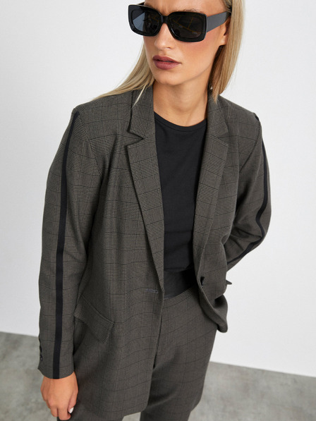 ZOOT.lab Dunkelgraue Damen-Karojacke METROOPOLIS von ZOOT.lab Blanche