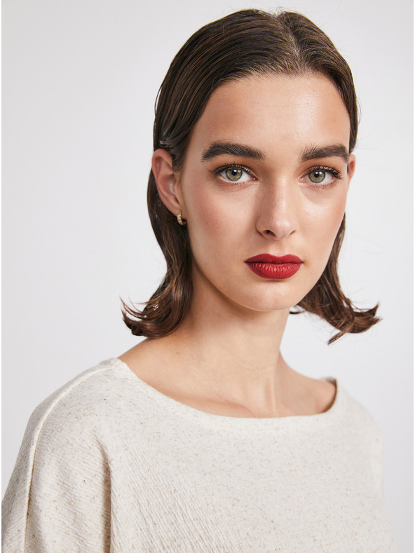 ZOOT.lab Beigefarbenes gestreiftes Damenhemd METROOPOLIS von ZOOT.lab Stella