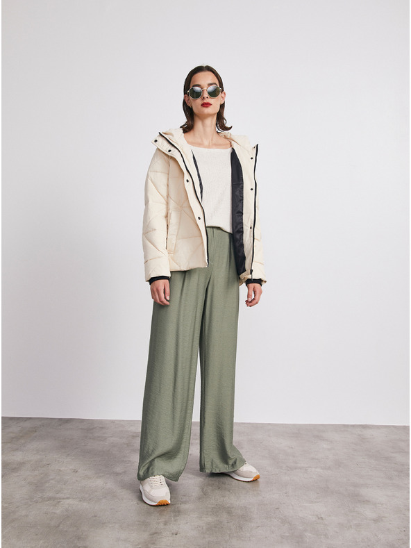 ZOOT.lab Beigefarbenes gestreiftes Damenhemd METROOPOLIS von ZOOT.lab Stella