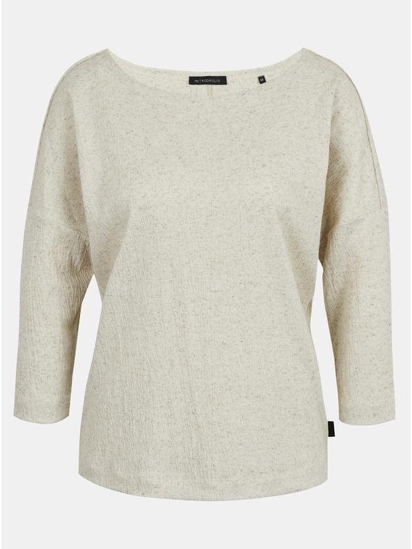 ZOOT.lab Beigefarbenes gestreiftes Damenhemd METROOPOLIS von ZOOT.lab Stella