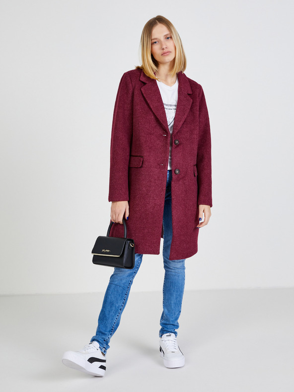 ZOOT.lab Burgunderfarbener Damenmantel ZOOT.lab Rayna