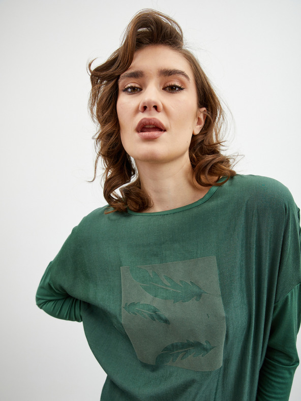 ZOOT.lab Grünes bedrucktes Damen-T-Shirt ZOOT.lab Rozy