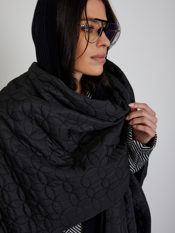 ZOOT.lab Weiß-schwarz gemusterter Damen-Wintermantel ZOOT.lab Sherry