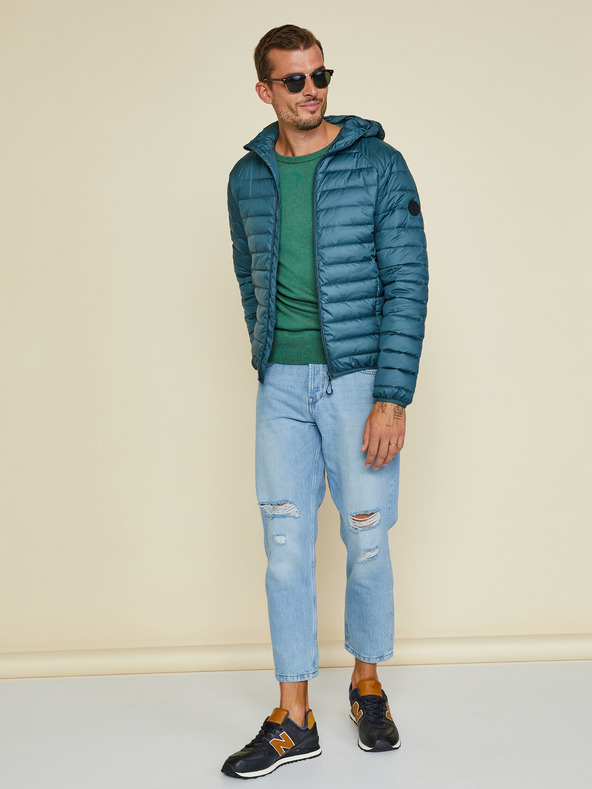 ZOOT.lab ZOOT.lab Ritchy Light Stepp-Kapuzenjacke für Herren in Petrol