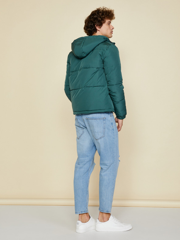 ZOOT.lab Dunkelgrüne Herren-Steppwinterjacke mit Kapuze ZOOT.lab Clark