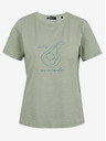 ZOOT.lab Hellgrünes bedrucktes Damen-T-Shirt ZOOT.lab Elvira